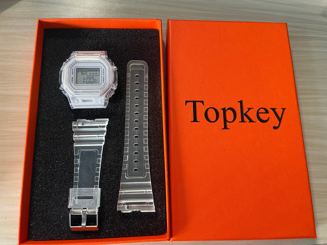 Topkey White Plastic Kids Wristwatch