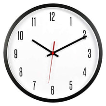 Load image into Gallery viewer, Topkey 12 Inch Wall Clock Silent Non-ticking Modern Round Wall Clocks for Living Room Kitchen Bedroom Home Office (Battery Not Included) Arabic Numerals