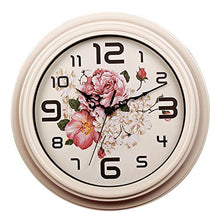 Load image into Gallery viewer, Topkey 12 Inch Wall Clock Silent Non-ticking Vintage Wall Clocks for Living Room Kitchen Bedroom Home Office (Battery Not Included) - White