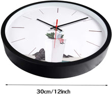 Load image into Gallery viewer, Topkey 12 Inch Wall Clock Silent Non-ticking Modern Round Wall Clocks for Living Room Kitchen Bedroom Home Office (Battery Not Included) Vase