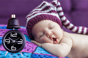 Topkey Alarm Clock 3 Inch Non Ticking Metal Travel Clock Battery Operated Bedside Loud Alarm Clock With Nightlight (Battery Not Included) - Black