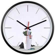 Load image into Gallery viewer, Topkey 12 Inch Wall Clock Silent Non-ticking Modern Round Wall Clocks for Living Room Kitchen Bedroom Home Office (Battery Not Included) Vase